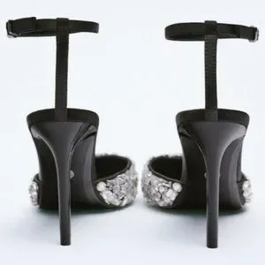 Zara Shoes Zara Crystal Special Edition High Heels Poshmark